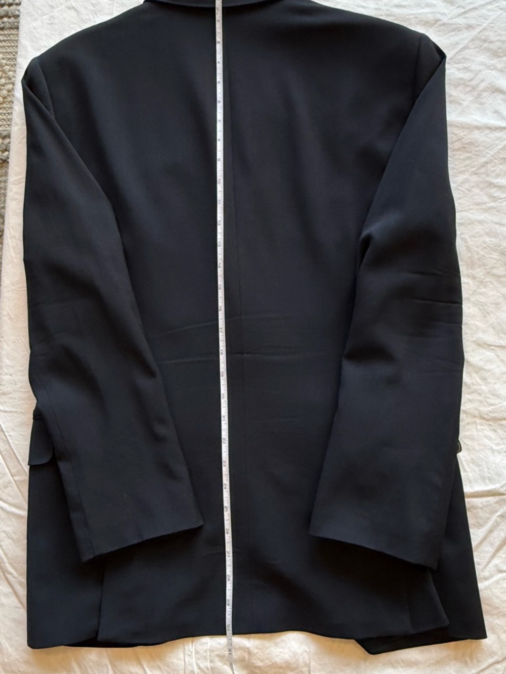 Banana Republic Tailored Fit Navy Wool Suit 42S + 33x30 Pants (Cerruti Fabric) - Picture 6 of 10
